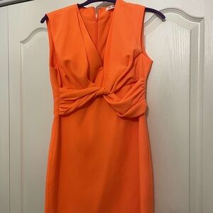 Day + Moon Bright Orange dress (size medium)